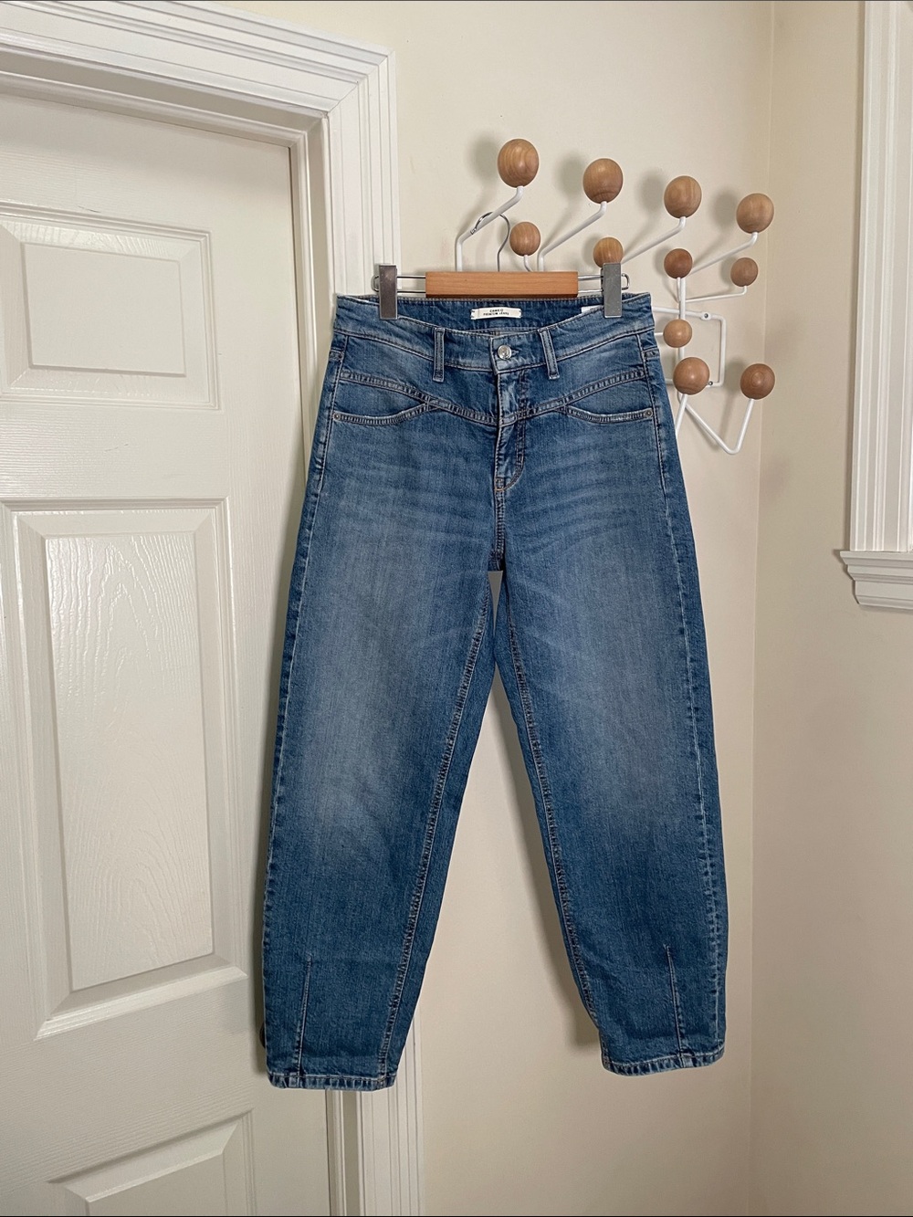 Cambio - Tapered Classic Denim Jeans - Blue -  26 x  25